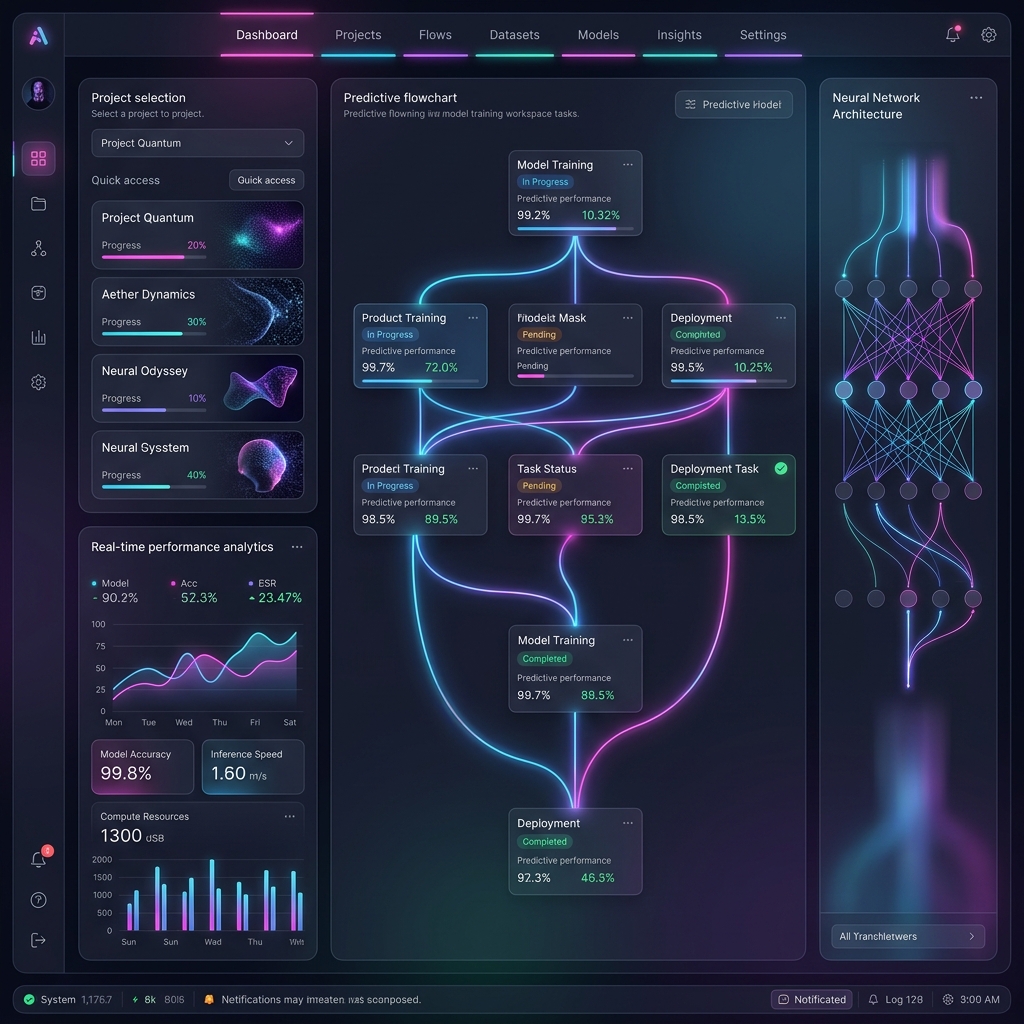 Liquid Interface Screen transition mockup preview